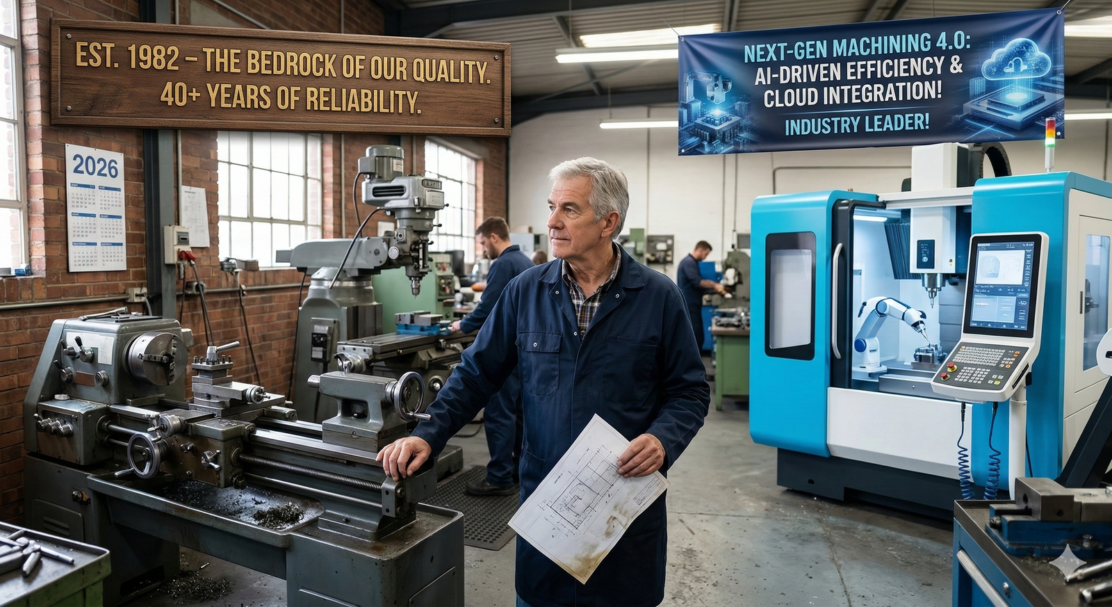 Heritage vs. Hype: Why a 40-year legacy in machine tools (1982–2026) is the best insurance for a modern shop.