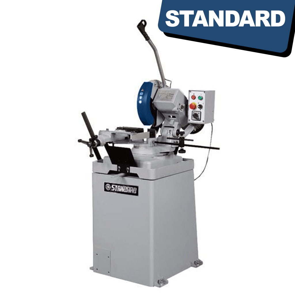 Standard CO-275-H HSS Manual Steel Blade Cut off Saw - 250mm Diameter blade, available from STANDARD and Standard Direct
