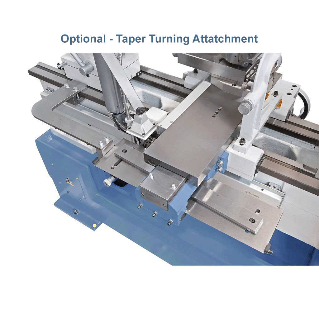 STANDARD T-410x1500 Solid Base Precision Lathe - Taper turning attachment