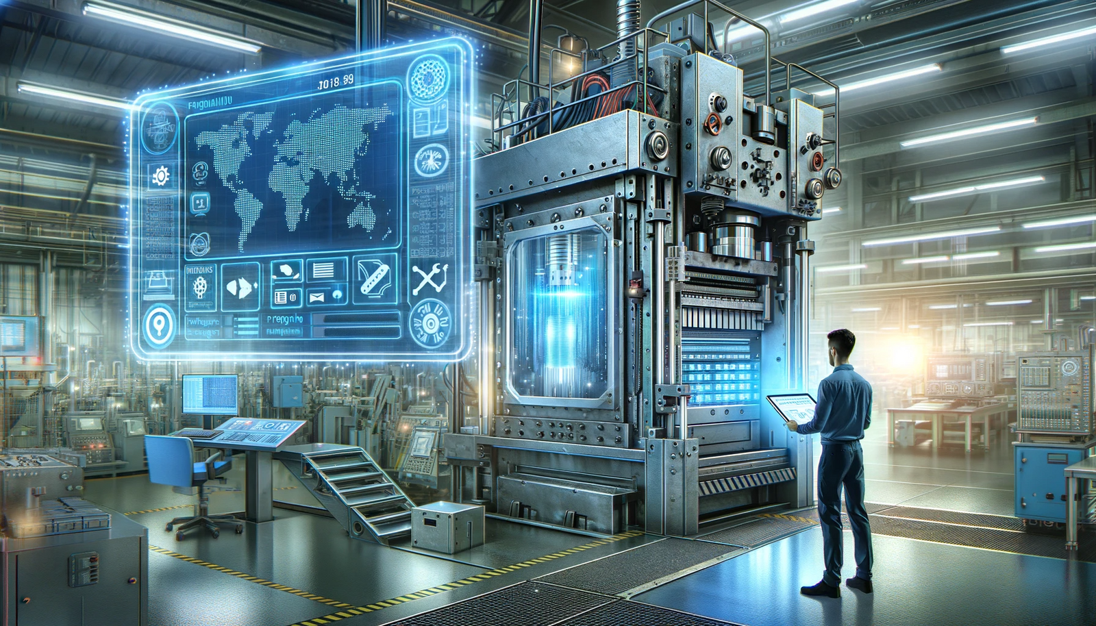 Programming and Automation of Hydraulic Presses: Insights into the integration of technology.