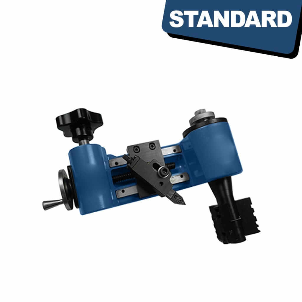 STANDARD OFM-24-305M Manual Flange Facer, a cylindrical machining tool with a diameter range of 24.4 to 350 millimeters, used for flange surface preparation.