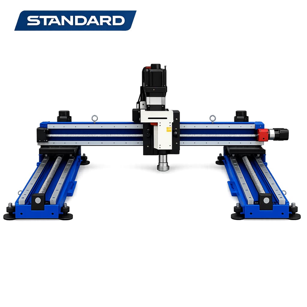 Industrial grade Portable milling machines for precision milling applications, with Servo drives on X+Y-axis and Spindle, precison ballscrews and linear guideways for professional work.
