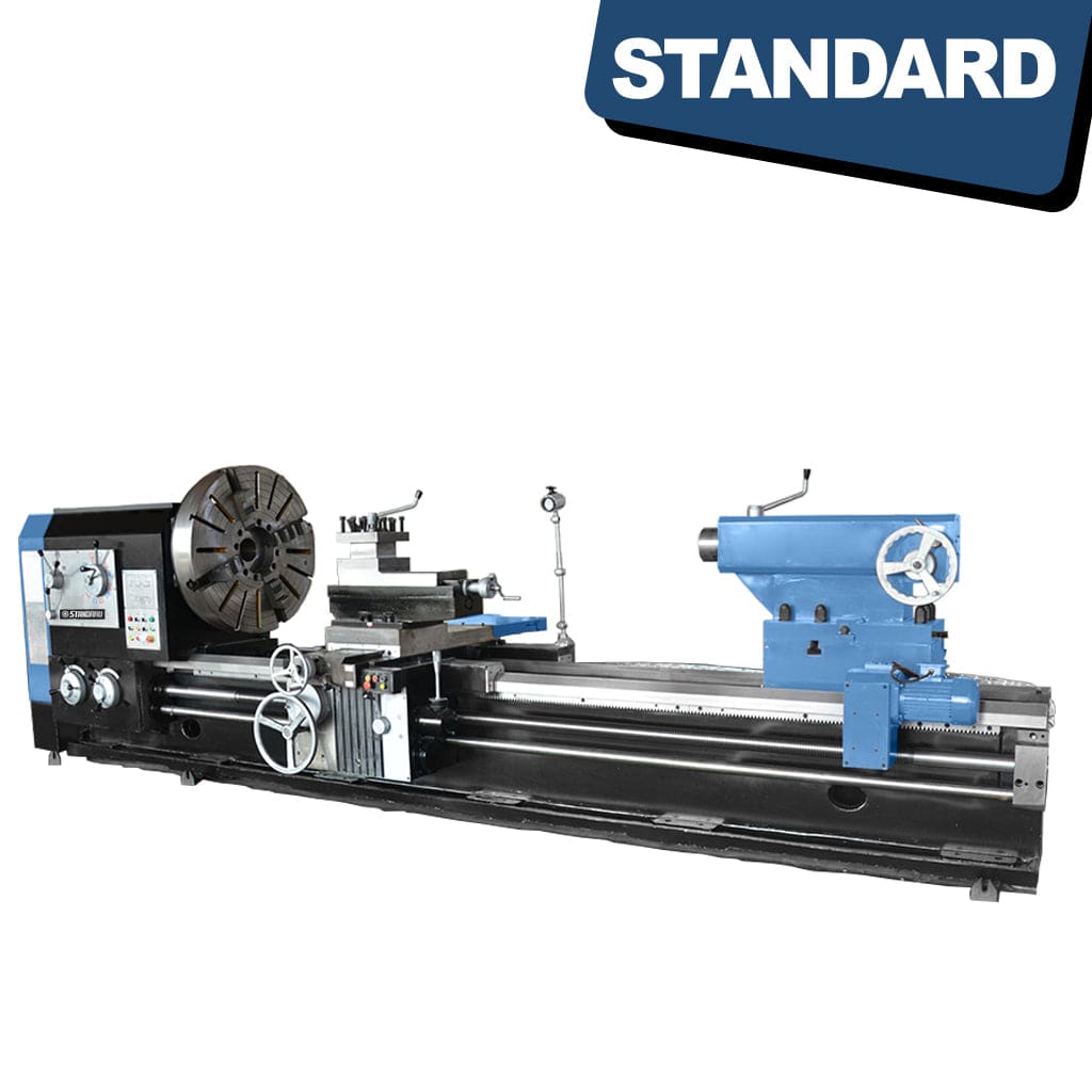 TC-1250x3000 Horizontal Lathe - 2Ton Capacity with Gap-bed, a large industrial machine for metalworking.