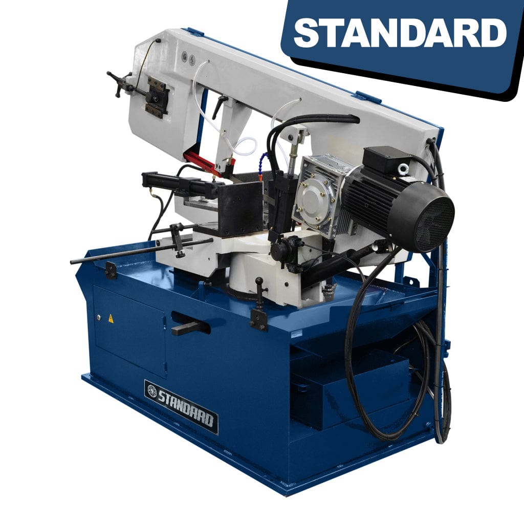 STANDARD BM-330NC Automatic Miter Cutting Bandsaw (Dual Angle), available from STANDARD and Standard Direct.