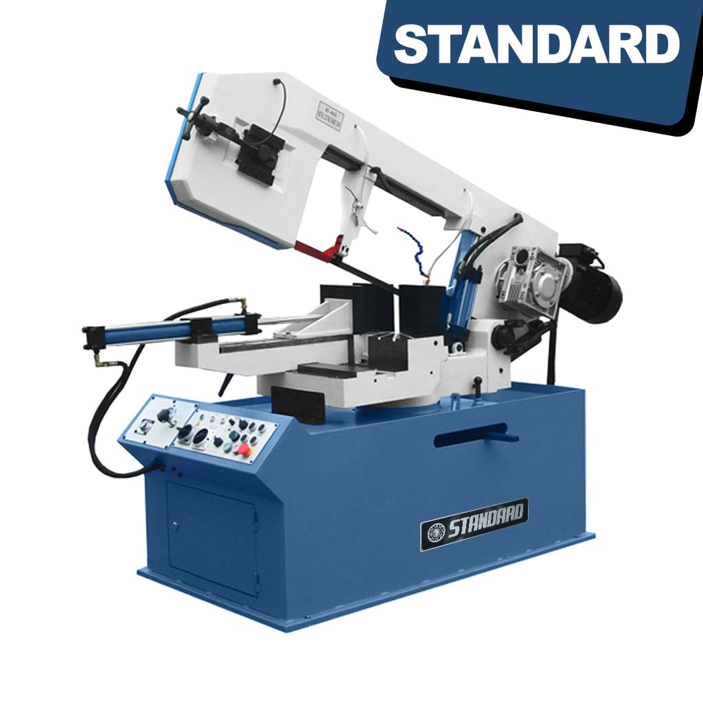 STANDARD BM-330 Semi Automatic Miter Cutting Bandsaw (Dual Angle), available from STANDARD and Standard Direct.