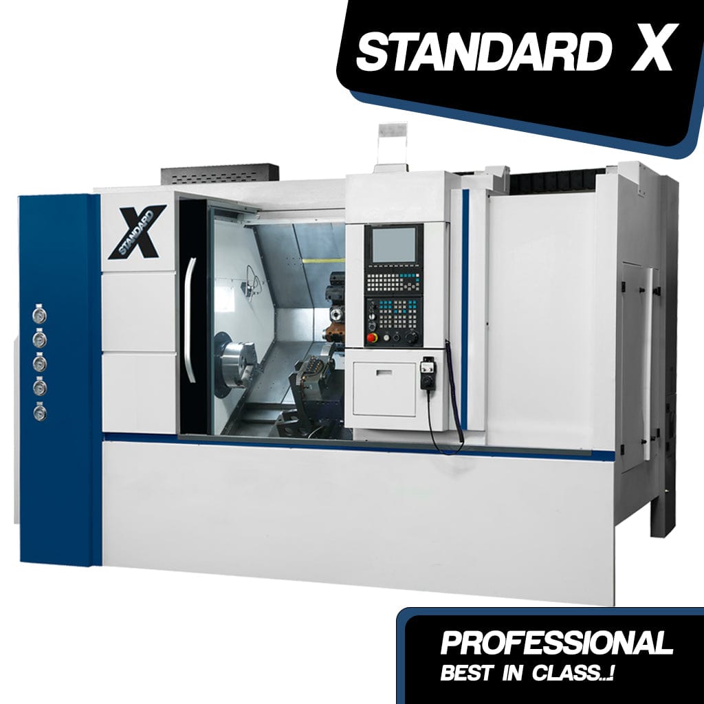 STANDARD XSL-550x1400 Slant Bed CNC Lathe - Performance CNC Lathe with Ø450mm Swing and 500mm Turning Length. Best Quality CNC lathe in its class guaranteed, available from STANDARD and Standard Direct.