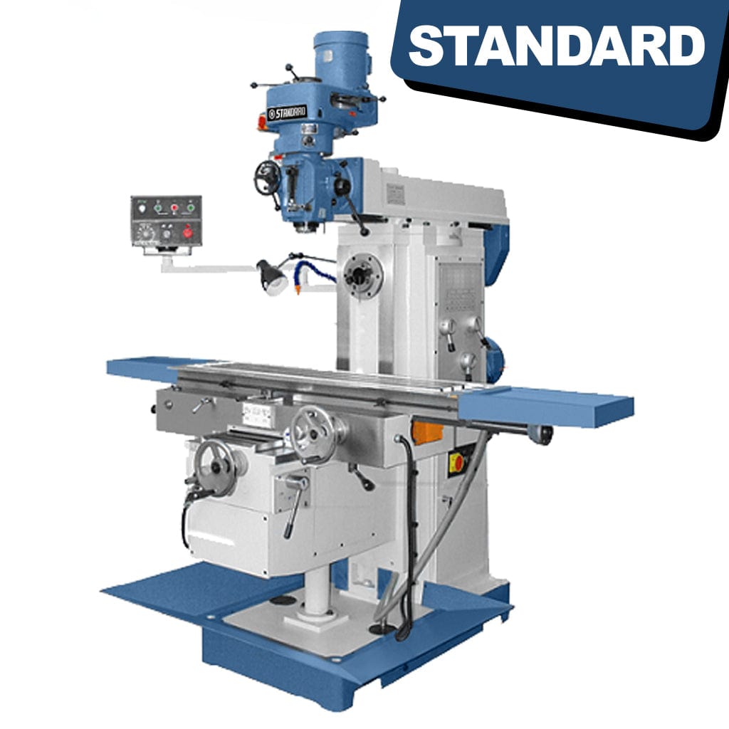 Standard MT-1000 Universal Turret Mill with Twin Spindle, available from STANDARD and Standard Direct