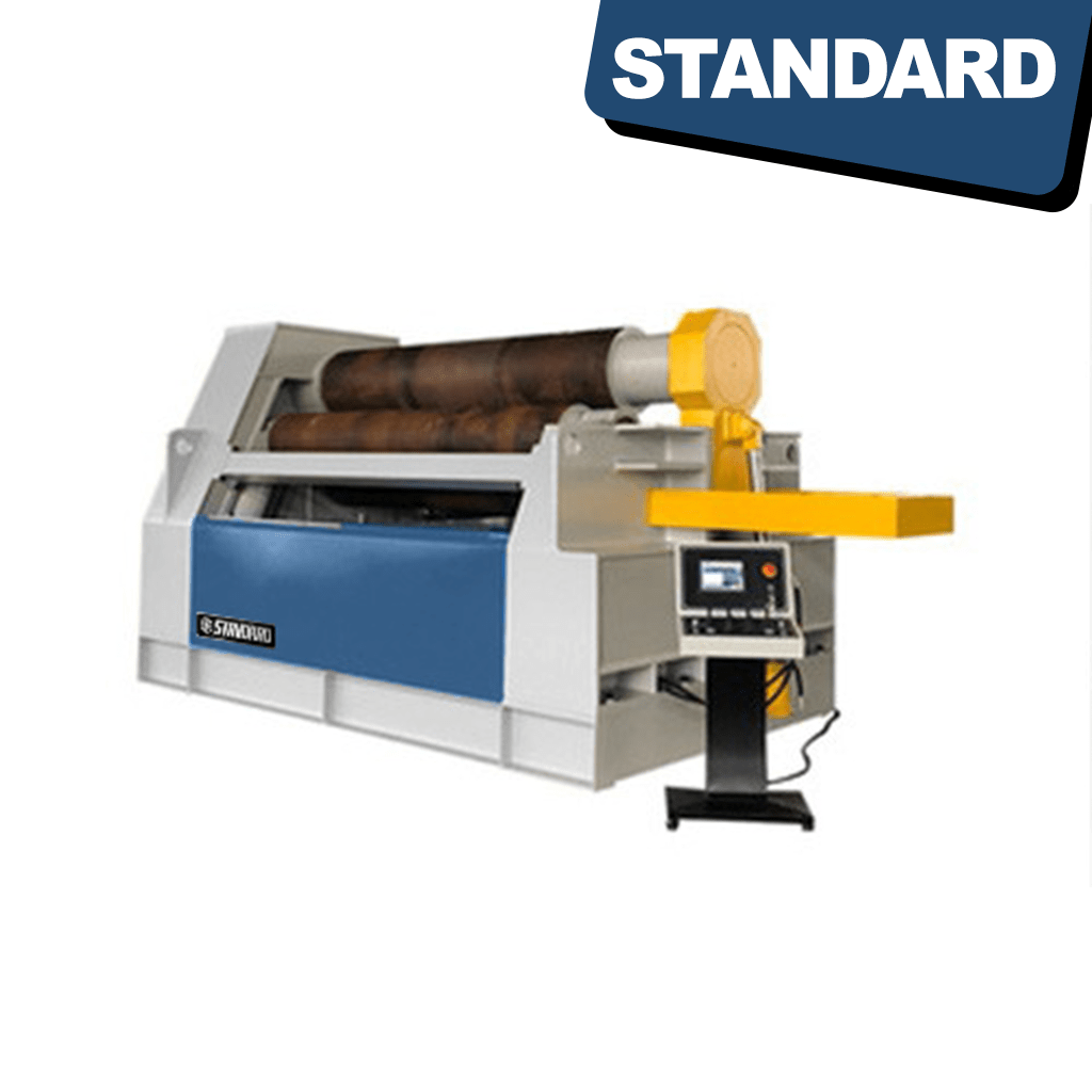 Standard PRH4-30x2500 Hydraulic Four-Roller metal Plateroller with Pre-Bend (Rolls 30mm mild steel x 2500mm wide) available from Standard Direct and STANDARD