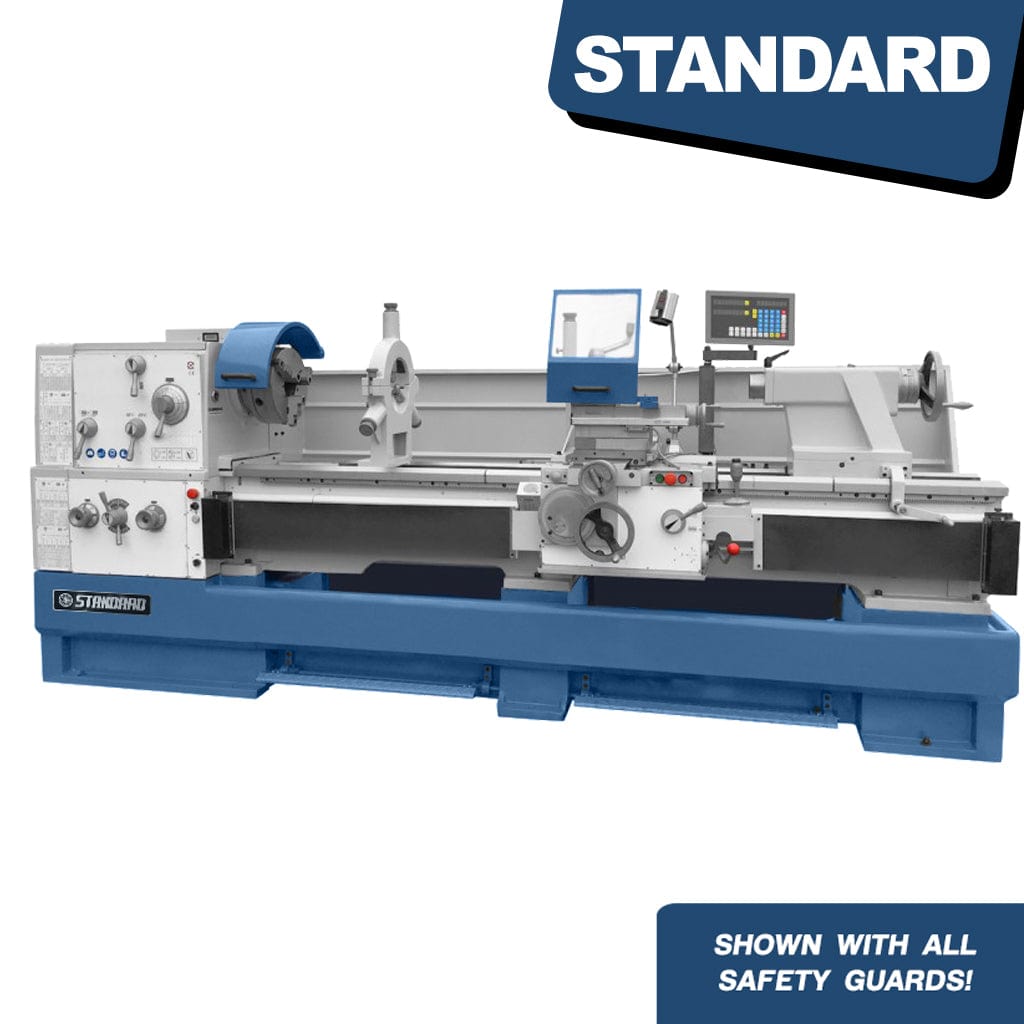 STANDARD TB-660x2000 Solid Base Precision Lathe - with all safety guards